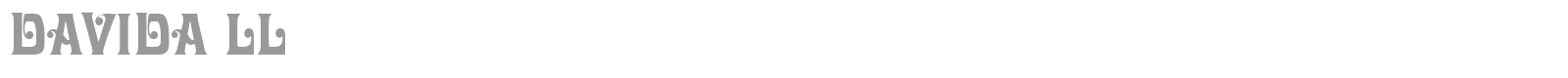 Davida LL font preview